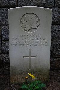 Stanley Military Cemetery - MacFarlane, George W.